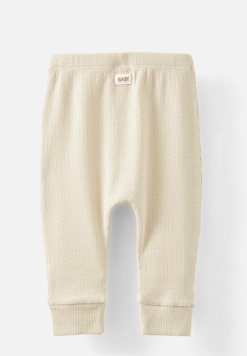 Cotton On - Organic pointelle footed legging - rainy day