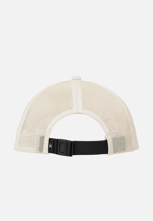 Calvin Klein - Mono logo patch trucker hat - stone