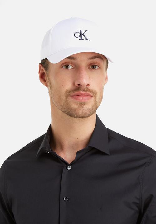 Calvin Klein - Monogram embro cap - white