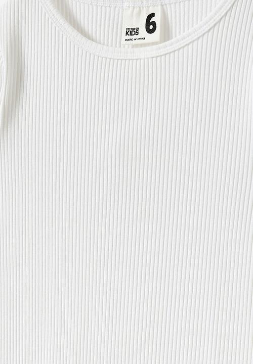 Cotton On - Jade crew - white