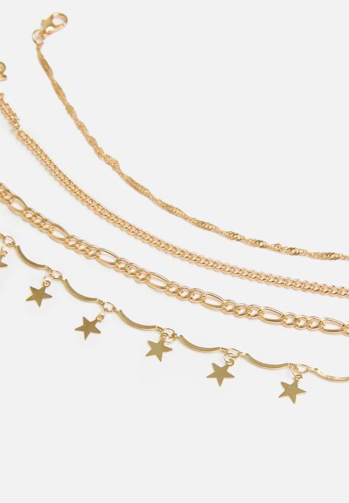 Superbalist - Hunter anklet pack - gold