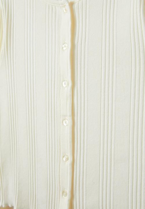 Cotton On - Ryder button long sleeve - dark vanilla