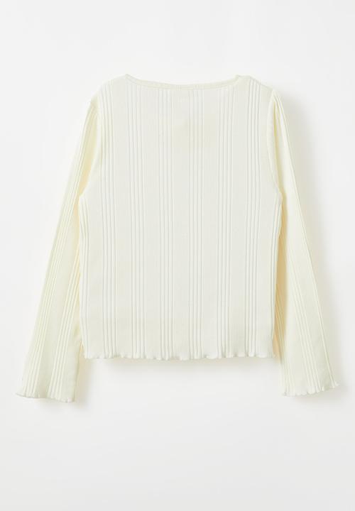 Cotton On - Ryder button long sleeve - dark vanilla