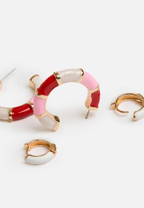 Superbalist - Sasha earrimg 2 pack - pink