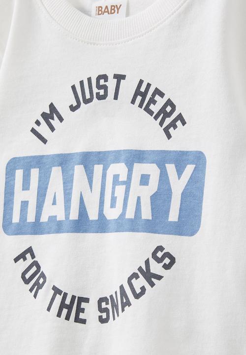 Cotton On - Jamie short sleeve tee - vanilla/hangry