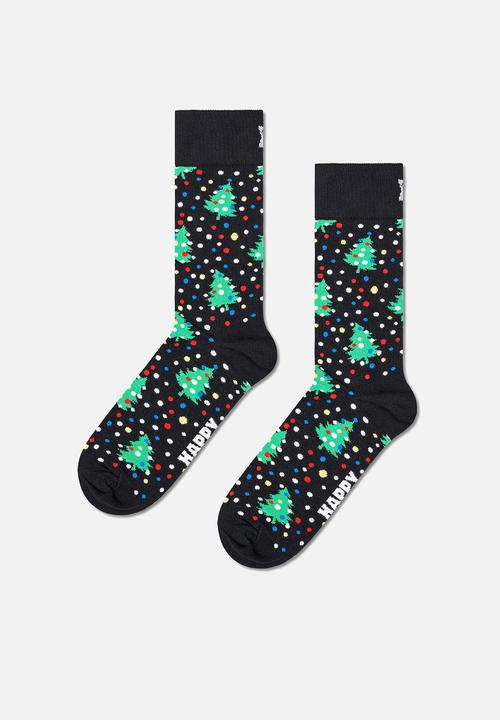 Happy Socks - 2-Pack Holiday Tree Gift Set - Black