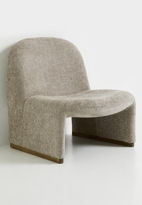 Sixth Floor - Harods chenille chair-natural