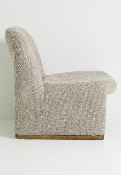 Sixth Floor - Harods chenille chair-natural