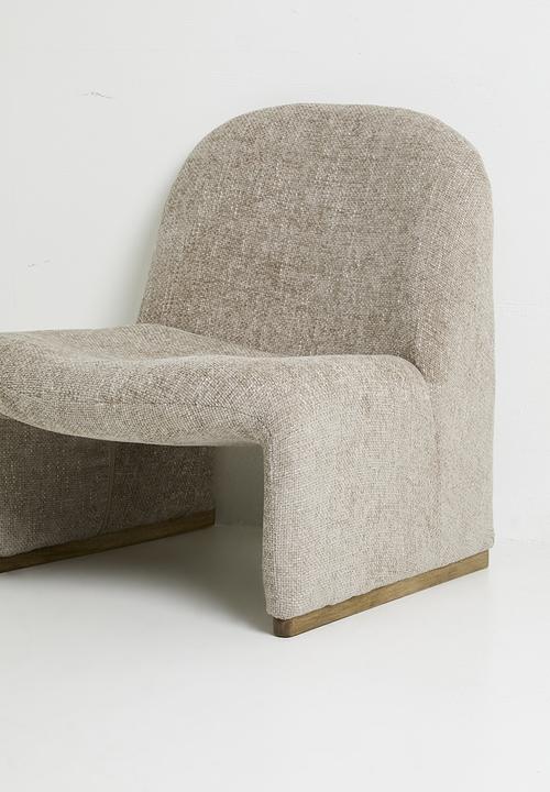 Sixth Floor - Harods chenille chair-natural