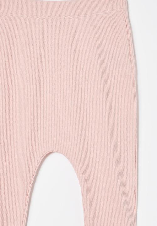 Cotton On - Organic pointelle footed legging - zephyr