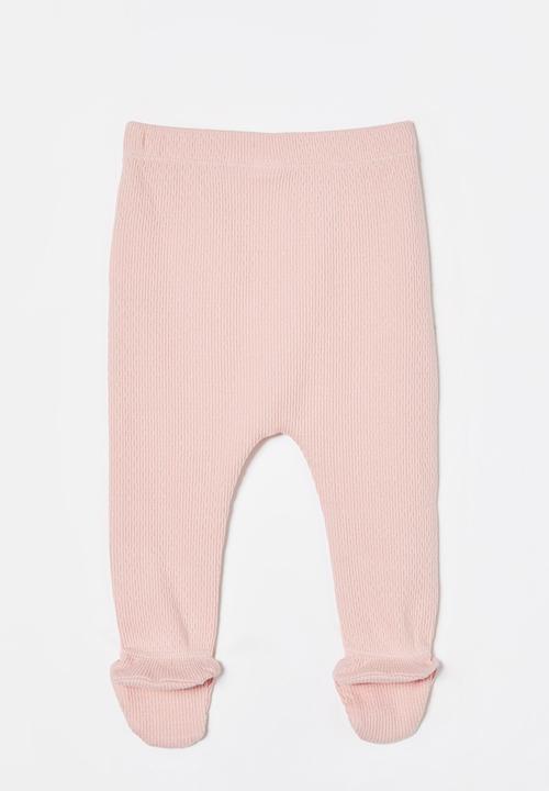 Cotton On - Organic pointelle footed legging - zephyr