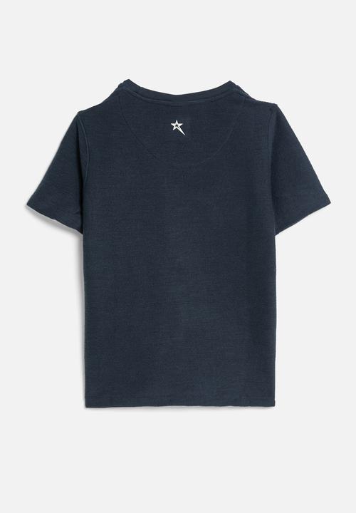 SOVIET - Boys fashion set crew neck  - navy