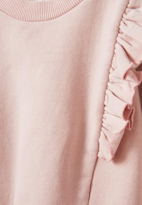 Cotton On - Annabelle drop shoulder ruffle sweater - zephyr