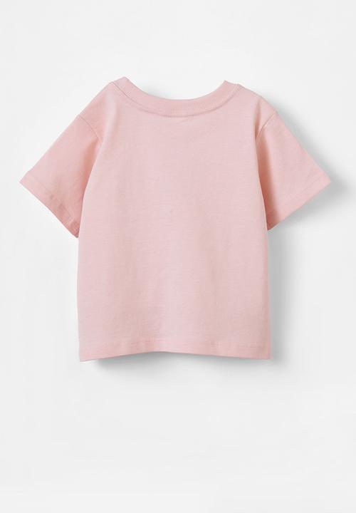 Cotton On - Jamie short sleeve tee - pink pearl/bow