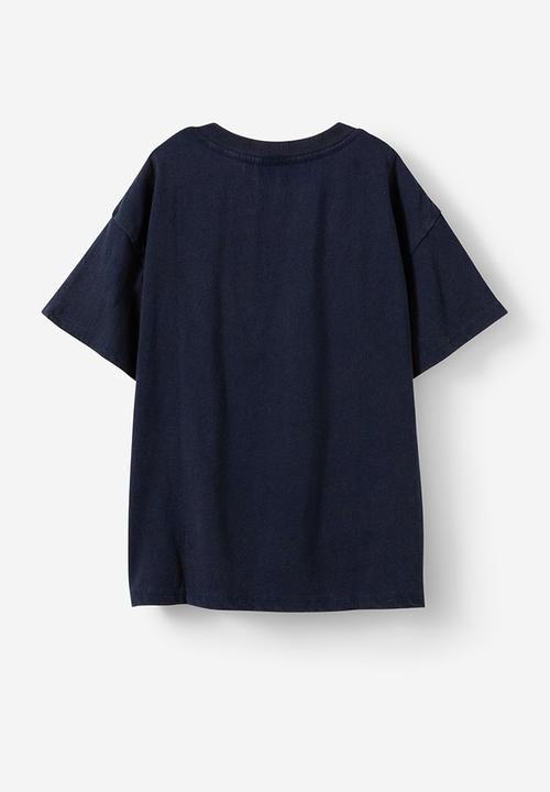 Cotton On - License drop shoulder short sleeve tee - lcn dis tinkerbell/squid ink