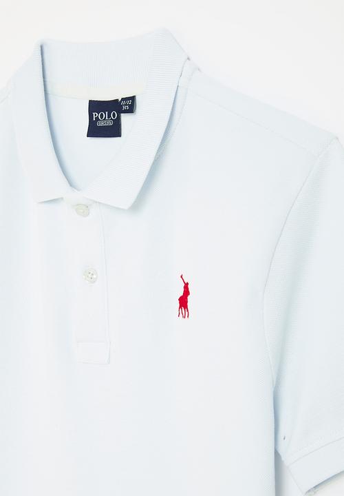 POLO - Boys austin ss golfer - ice blue