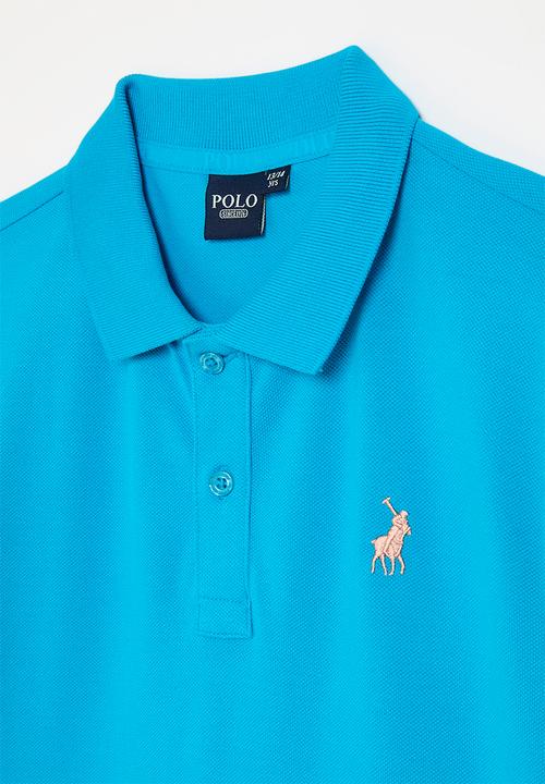 POLO - Boys austin ss golfer - blue