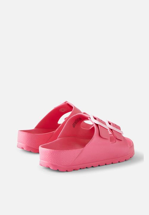 Cotton On - Twin strap slide - strawberry pop & blush pink