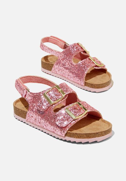 Cotton On - Theo sandal - pink chunky glitter