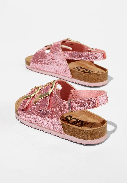 Cotton On - Theo sandal - pink chunky glitter