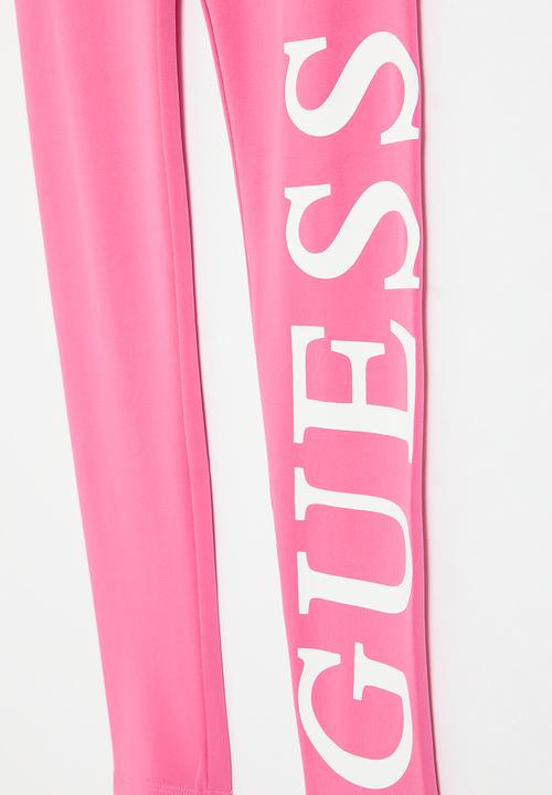 GUESS - Microfiber leggings - caramel rose