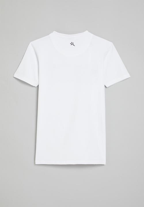 SOVIET - Boys crew neck fashion tee - white