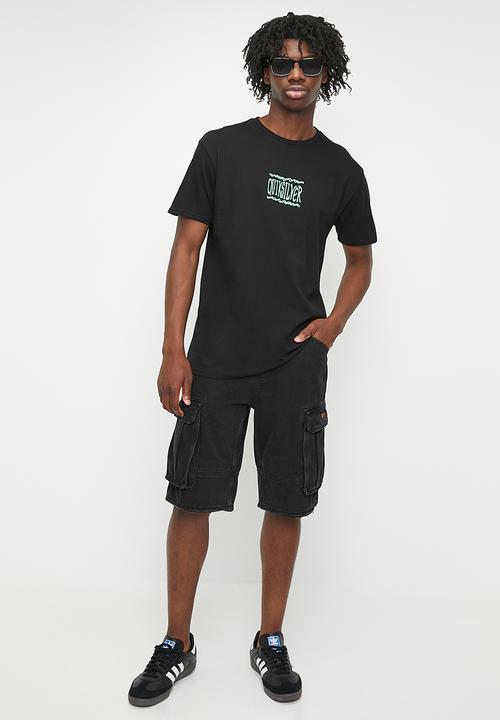 Quiksilver - Taking Roots Ss Tee  -  Black
