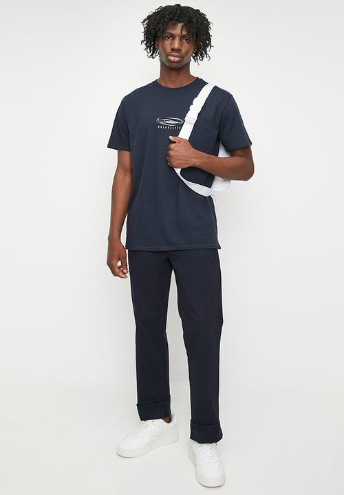 Quiksilver - Drift Ss Tee  -  Navy Blazer