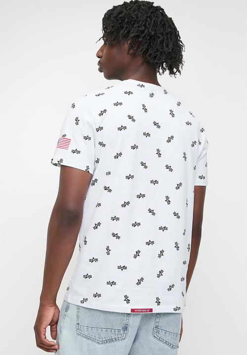 Alpha Industries - Aop Flying 'A' - White