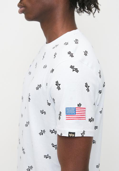 Alpha Industries - Aop Flying 'A' - White