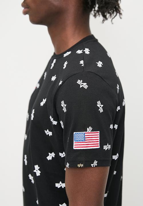 Alpha Industries - Aop Flying 'A' - Black