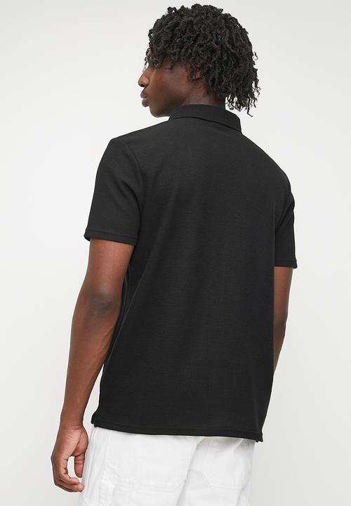 FILA - Ari waffle golfer - black