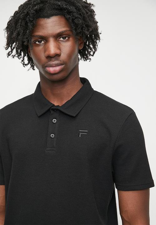 FILA - Ari waffle golfer - black