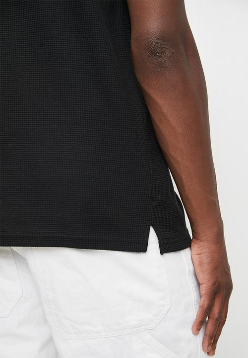 FILA - Ari waffle golfer - black