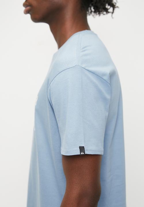 Quiksilver - Feeding Line Short Sleeve Tee  -  Faded Denim