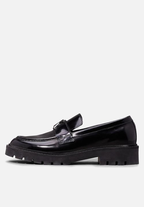 Calvin Klein - Combat leather loafer - triple black