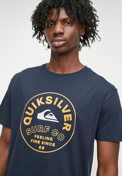 Quiksilver - Timless Ss Tee  -  Navy Blazer