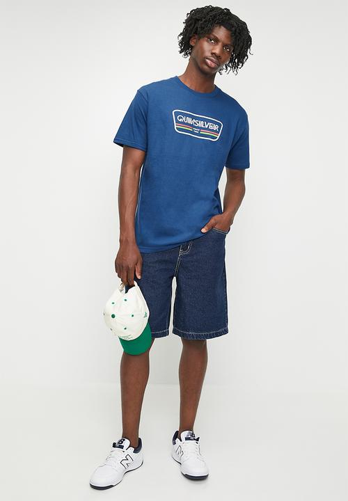 Quiksilver - Range Life Front Ss - Estate Blue