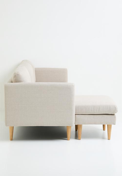 Sixth Floor - Milly 3 chaise lounge-beige
