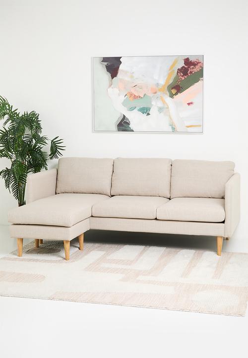 Sixth Floor - Milly 3 chaise lounge-beige