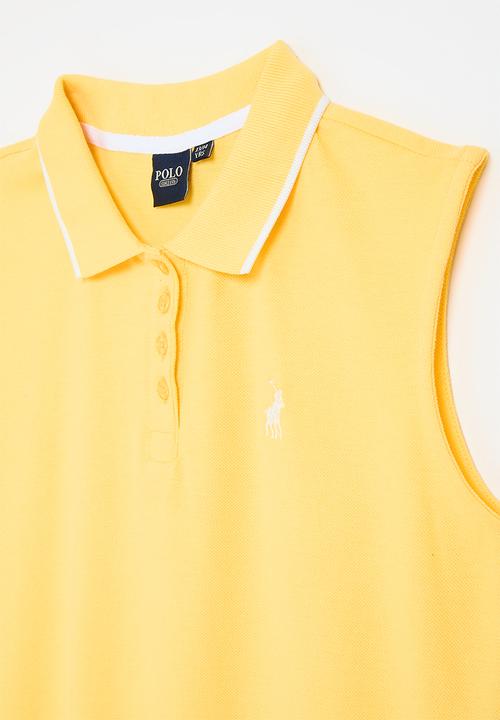 POLO - Girls emma sleeveless golfer - light yellow
