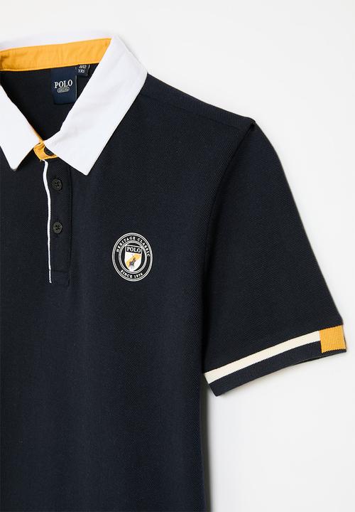 POLO - Boys donovan short sleeve tennis golfer - navy