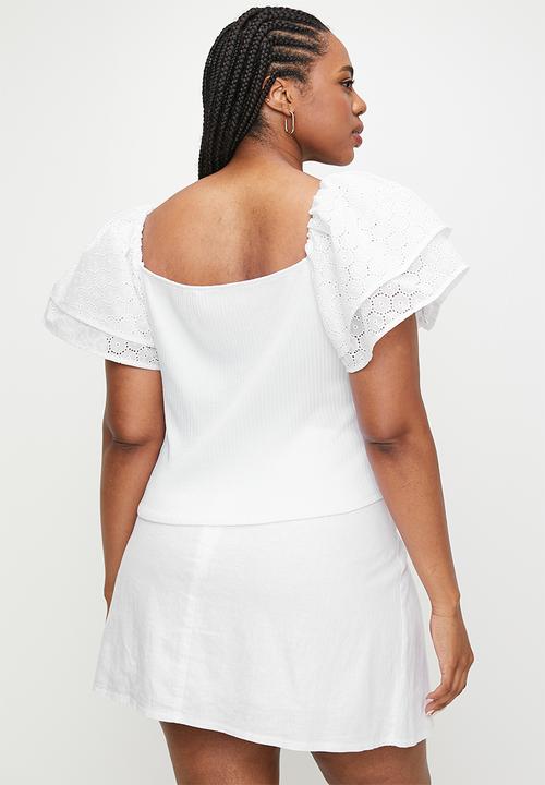 MILLA - Combo anglaise top plus - white