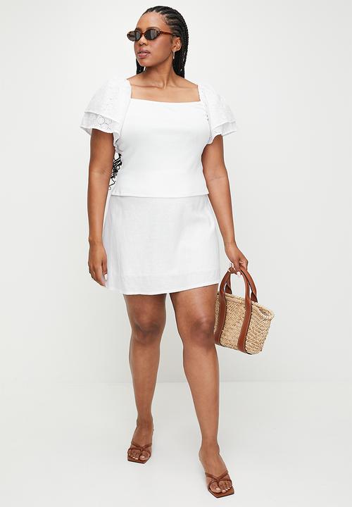 MILLA - Combo anglaise top plus - white