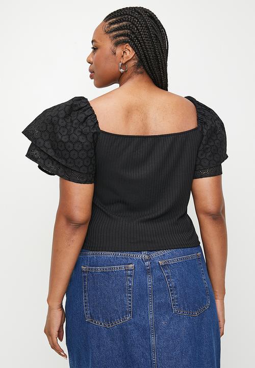 MILLA - Combo anglaise top plus - black