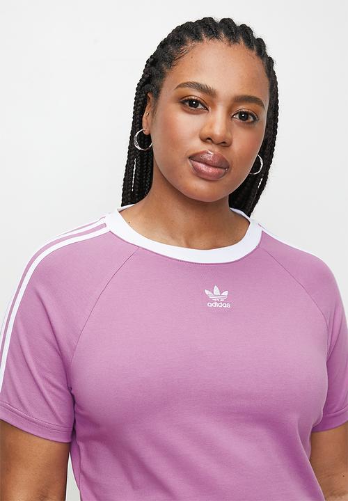 adidas Originals - Plus 3 S Baby Tee W - Preloved Purple
