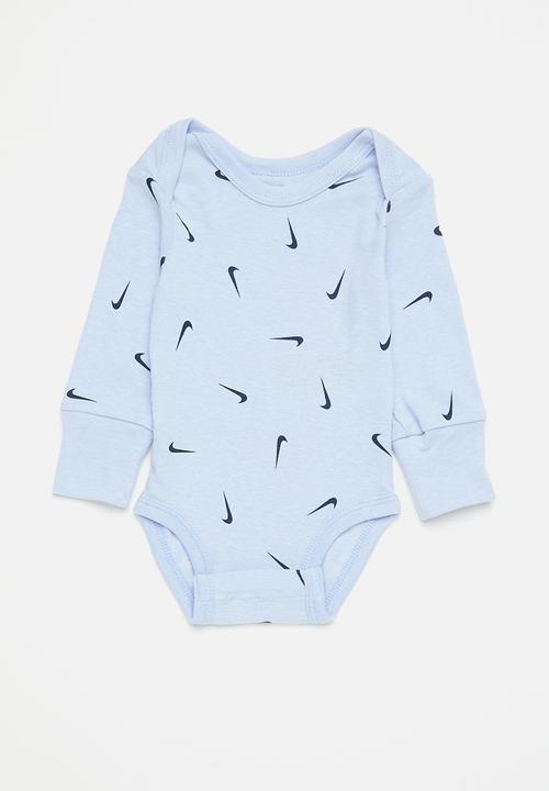 Nike - Nkn baby essentials 3 pack long sleeve bs - cobalt bliss heather