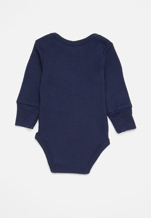 Nike - Nkn baby essentials 3 pack long sleeve bs - cobalt bliss heather
