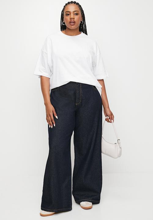 Superbalist - Oversized tee plus - white