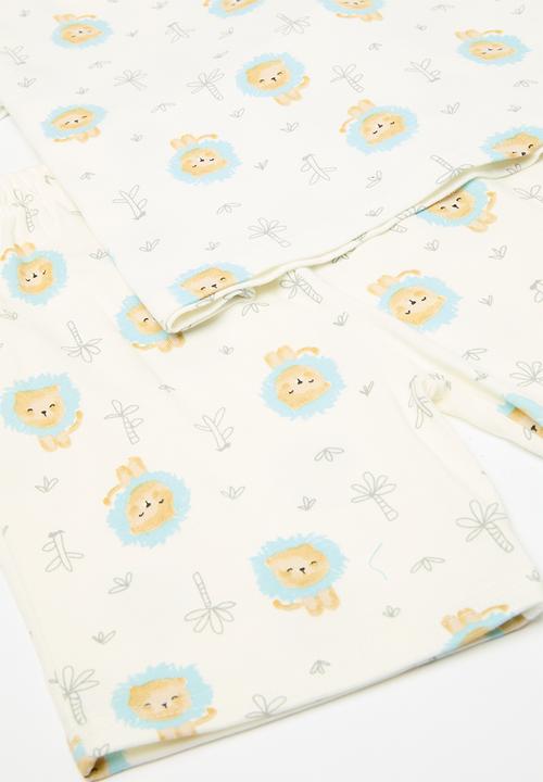 Pop Candy - Pj set-beige aop